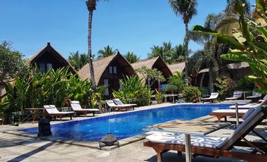 Dijual Hotel/Resort Bintang 4 di Tepi Pantai Gili Air Lombok