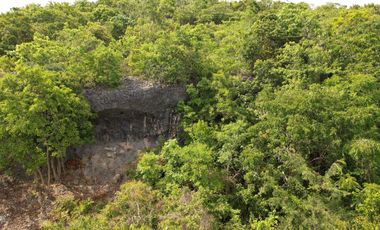 Lahan di belakang Bara Beach Bungalows