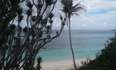 Lahan yang pas depan pantai Bora