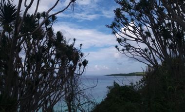 Lahan yang pas depan pantai Bora