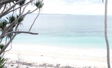 Lahan yang pas depan pantai Bora