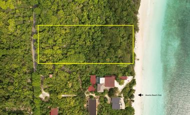 Lahan yang pas depan pantai Bora