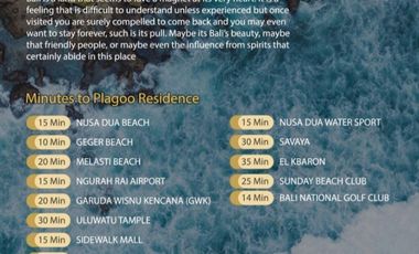 Leasehold Villa Plagoo Residence Mumbul Nusa Dua