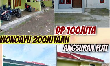 Rumah murah wonoayu 200juta bisa dp 100juta