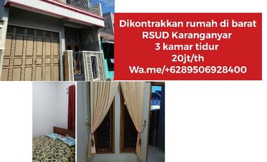 Rumah disewakan di Tasikmadu, Karanganyar