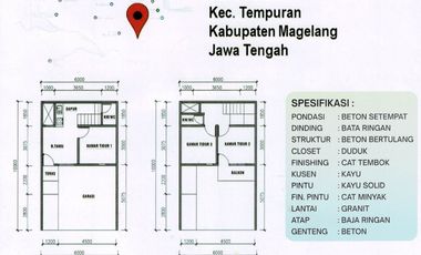 Dijual Townhouse Hot Spring Residence Borobudur