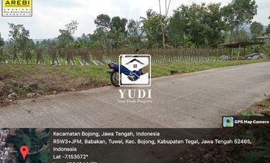 Tanah Dekat Objek wisata Guci Tegal Jawa Tengah