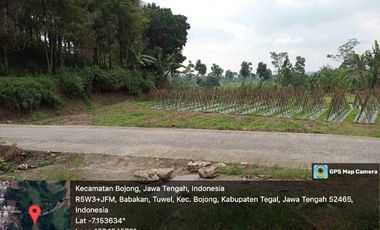 Tanah Dekat Objek wisata Guci Tegal Jawa Tengah