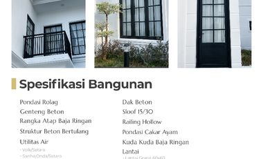 rumah 2 lantai termurah di kota Bogor DP nol persen shafa essentia