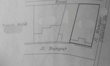Jual Rumah hitung tanah saja di Jl Bungur Cijerah Bandung