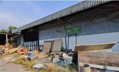 Disewakan Tanah+Bangunan Untuk WorkShop/ Gudang  Pinggir Jalan Raya