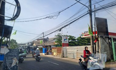 Disewakan Tanah+Bangunan Untuk WorkShop/ Gudang  Pinggir Jalan Raya