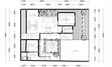 Rumah semi villa view sungai di penatih