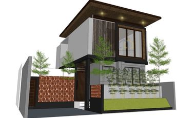 Rumah semi villa view sungai di penatih