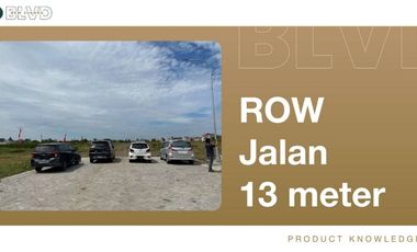 Rumah Murah Sidoarjo Juanda Boulevard Bebas Biaya Row Jalan Lebar