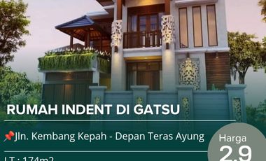 Rumah Indent lokasi  premium gatsu timur
