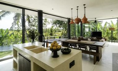 Villa Mewah View Sawah Dekat Pantai Tabanan