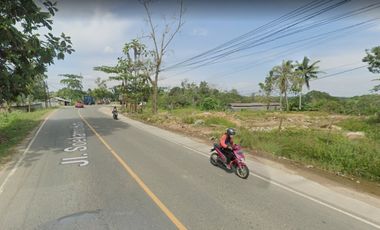 Dijual cepat tanah pinggir jalan poros km 12 datar dekat jalan toll