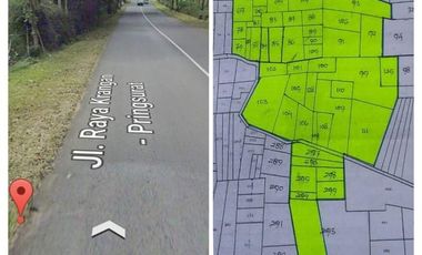 Tanah dijual di Pringsurat, Temanggung