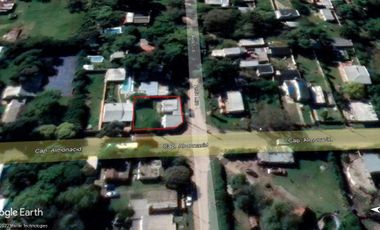 Excelente casa y Lote en esquina de avenida