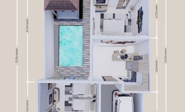 Dijual Villa 1 Lantai Murah Dekat Jalan Raya Uluwatu Pecatu - Ungasan