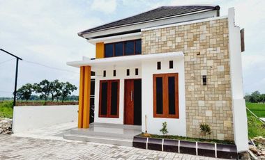Rumah Baru Cluster onegate  dekat Stasiun KA Gawok Sukoharjo
