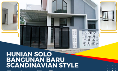 Hunian Solo Bangunan Baru Scandinavian Style