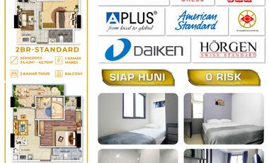 Dijual Apartemen Siap Huni & Siap sewa di Jakarta,cicilan ringan tanpa Dp