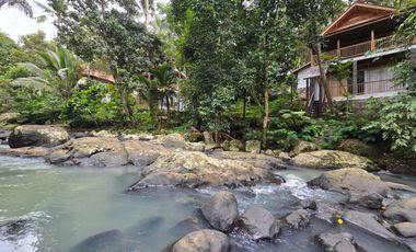 Disewakan villa yang sangat asri dengan sungai di tabanan bali