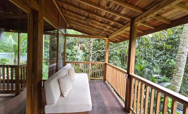 Disewakan villa yang sangat asri dengan sungai di tabanan bali