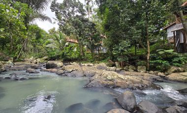 Disewakan villa yang sangat asri dengan sungai di tabanan bali