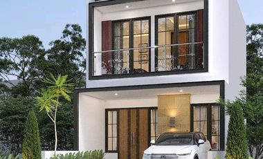 Rumah cepat huni SHM dekat LRT Cibubur 5 menit ke tol Cijago