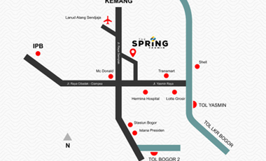 Townhouse The Spring-Yasmin Kota Bogor