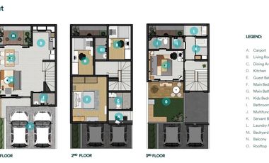 Rumah 3 Lantai Pinggir Jalan Utama Depan Kampus