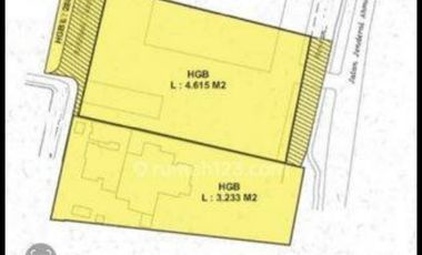 DIJUAL KAVLING JL. JEND AHMAD YANI, CEMPAKA PUTIH RAYA, JAKARTA PUSAT, LT. 8110 m2, SHGB, COCOK UNTUK BANGUN GEDUNG KANTOR, SHOWROOM, GEDUNG PERTEMUAN