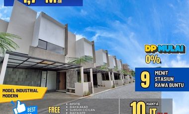 Rumah 2 lantai mewah di Serpong cukup 10 juta ALL IN