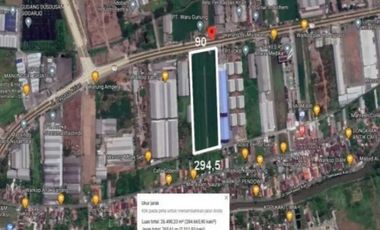 Jual cepat Tanah industri Bypas Krian