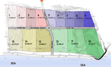 Tanah Pinggir Pantai dan Bukit di Jerowaru, Lombok TImu