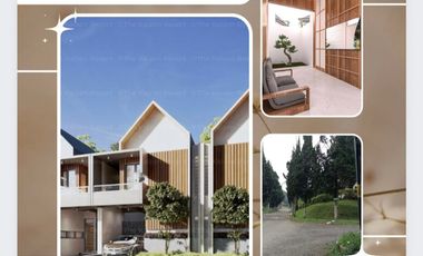 Rumah Bergaya Jepang di Lembang Asri