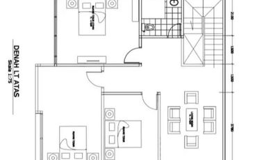 Dijual Townhouse Baru 150/227 Komp. Ario Kemuning Residence Palembang