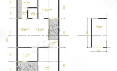 Rumah Cantik Tipe 30 Model Scandinavia di Batumas Regency