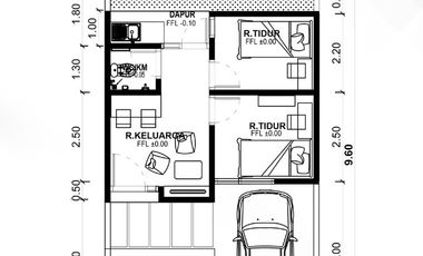 Rumah Cantik Tipe 30 Model Scandinavia di Batumas Regency