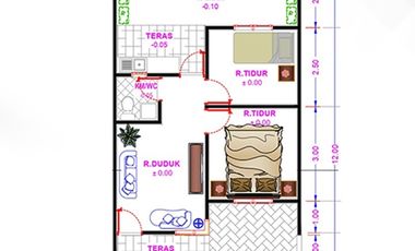 Rumah Cantik Tipe 30 Model Scandinavia di Batumas Regency