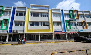 Murah Ruko 2 gandeng plong, ex kantor,  rolling door, partisi lengkap
