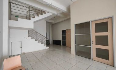 Murah Ruko 2 gandeng plong, ex kantor,  rolling door, partisi lengkap