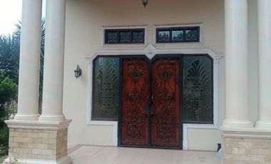 Dijual rumah mewah 856/912 di Demang Pinggir jalan aspal Palembang