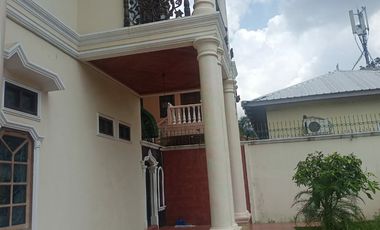 Dijual rumah mewah 856/912 di Demang Pinggir jalan aspal Palembang