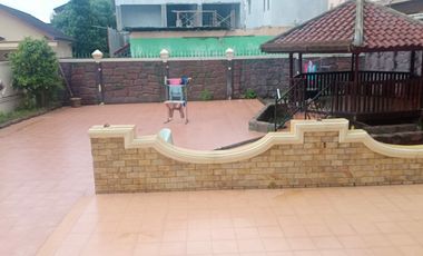 Dijual rumah mewah 856/912 di Demang Pinggir jalan aspal Palembang