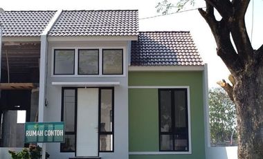 Rumah bebas banjir tanah luas di menganti free biaya biaya