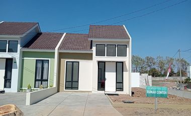 Rumah bebas banjir tanah luas di menganti free biaya biaya